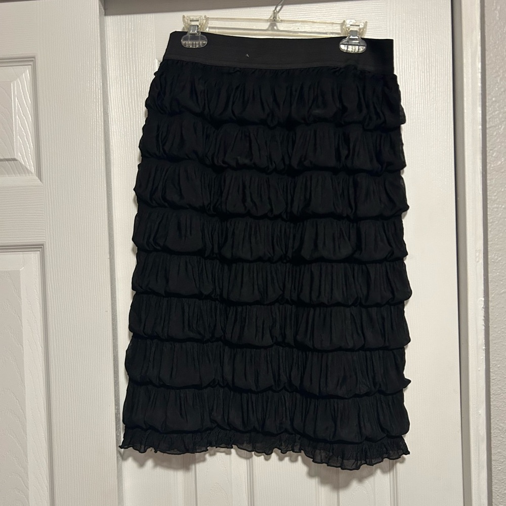 Zadie Bs Black Tiered Skirt